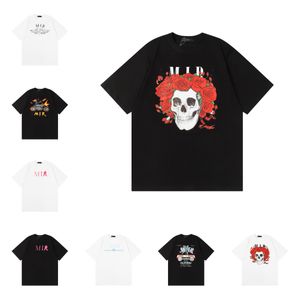 Tasarımcı Tshirt Erkek T Shirt Sınırlı Edition Çiftler Tees Sokak Giyim Yaz Moda Markası Mirs Gömlek Sıçrama Mektubu Baskı Kısa Kollu Günlük Gevşek Crewneck 001