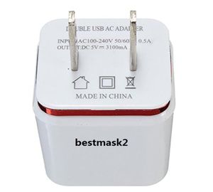 Cell Travel Adapter High Samsung Quality Phones Galaxy AC 211A US USB Wall Charger For Double 5V HTC Kmxrb6608572