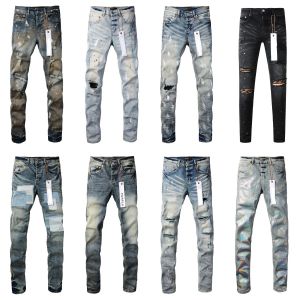 Purple Jean Denim Trousers Mens Jeans Designer Black Pants High-end Quality Straight Design Retro Streetwear Casual Sweatpants Designers Joggers Pant 93182