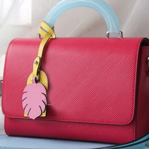 7A Дизайнерские сумки со стеклянной ручкой, аксессуары с брендовыми подвесками, женский кошелек, классические стильные сумки