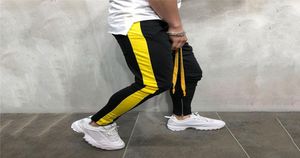 Men Sweatpants New Style Fashion Casual Skinny Elastic Joggings Sport Striped Baggy Pockets Trousers Pencil Pants JAYCOSIN NEW5494055