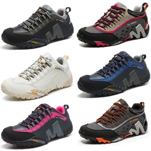 2024 Men Climbing Hiking Shoes Work Safety Shoes Trekking Mountain Boots Non-slip Wear-resistant Breathable Outdoor Gear Sneaker size 39-45