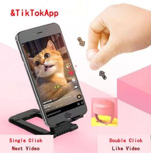 2021 Bluetooth Fingertip Video Controller för TIKTOK Korta videor Boksida Vändhetsenheter MOBILTELEFON REMOTE CONTROL DEVICK1400192