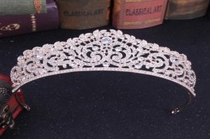 2019 Explosionsmodeller Brud Silver Wedding Crown Tiara Bridal Wedding Rose Gold smycken in i butiken för att välja mer STYL3929490