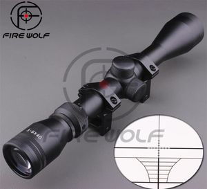 Venda direta nova lente 39x40 mil dot rifle de ar arma caça escopo telescópico riflescope 1121mm mounts5151970
