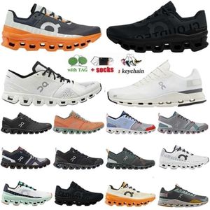 Skor av högsta kvalitet på X Shift Shoes Rust Rock Aloe White Workout Tide Orange Sea Cloudtec Sneakers för män Kvinnor Cloudnova tränare på