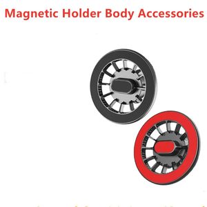 2024 Universal Holder Circle Turbine Magnetic Mobile Phone Car Mount Magsafe Car Air Vent Holder Bracket Body Accessories for iPhone 12 13 14 15 Pro Max Huawei Samsung