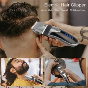 Hårklippare Hår Clipper Electric Barber Hair Trimmers för män Vuxna barnen trådlös laddningsbar hårskärmaskin Professional23