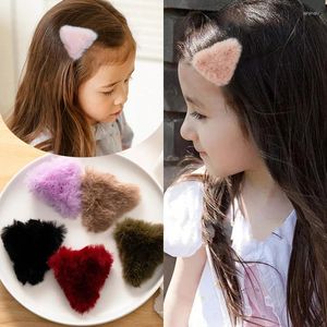 Saç aksesuarları 1 adet güzel kulak topu bebek saç tokaları çocuklar klipler prenses barrette çocukları tavan kızları