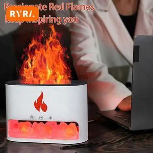 Luftfuktare sprayer mini USB sprayer unik bärbar 7 färg flamma luftfuktare diffusor flamma diffuser trend polychrome exklusiv yq240122