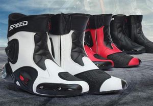 Yeni Promosyon Güvenliği MEN039S Motosiklet Ayakkabı Yarışı Offroad Boots Ayakkabı Dış Hava Spor Botları Bisiklet Ayakkabı Win8130430