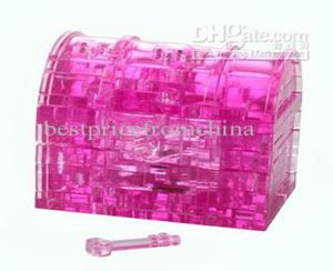 Treasure Box 3D Crystal Jigsaw Puzzle 47Pcs0123456781943685