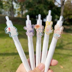 5pcs Kawaii Pens Kırtasiye Sevimli Sabit Ofis Aksesuarları Okul Malzemeleri Kalem Geri To To