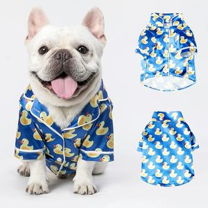 Bekleidung Hundekleidung Haustier Katzen Yorkies Hemd Pyjamas Französische Bulldogge Cachorro Corgi Chihuahua Pomeranian Mops Spitz Kleine Hunde Kostenloser Versand