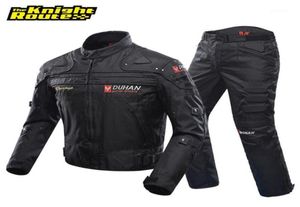DUHAN Windproof Motorcycle Racing Suit Protective Gear Armor Motorcycle JacketMotorcycle Pants Hip Protector Moto Clothing Set16992412