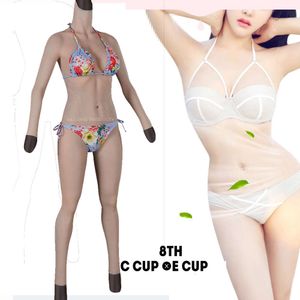 I tute in silicone C E Cup No Oil Pantaloni lunghi Fullbody Transgender Drag Queen Cosplay Shemale Sissy Crossdress 8th Airbag