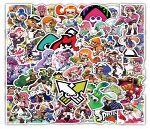 50st Game Splatoon Graffiti Stickers skateboard bärbara kylskåp Telefon Diy Watertofat Cartoon Decal Sticker Packs Kid Toy1989550