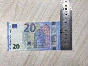 Kopieren Sie Geld, tatsächliche Größe 1:2, gefälschte Faux-Billet-Banknote, 10, 20, 50, 100, 200 US-Dollar, Euro, Pfund, englische Banknoten, realistische Spielzeugbar P Filfe