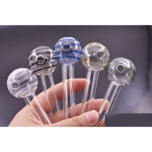 Smoking Pipes Newest Design 10M Mini Colorf Glass Oil Burner Pipe 12Mm Thick Heady Straight Tube Nail Drop Delivery Home Garden Househ Ot9Tq