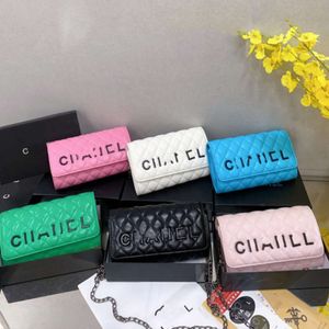 Designers plånböcker lyx kvinnor kvällspåsar bokstav cc handväska märke cha handväskor väska kedja plånbok små ryggsäckar billfold mini spänne purses ryggsäck handväska ok5h