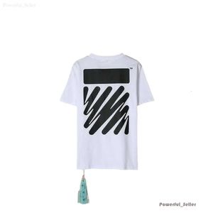 Men's T-shirts OFF WHITE 23ss New Graffiti High Street Fashion Brand Loose Short Sleeve T-shirt High Designer Fashion Luxurys Offes Clothing Mens and Women 7897