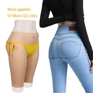 Accessori per costumi Pantaloni in silicone con tuta vaginale Culo finto in silicone per uomo Sissy Crossdresser Transgender Drag Queen Abito di Halloween