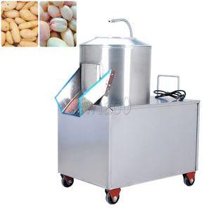 220V Commercial Electric Potato Peeler Machine Potato Washer Peeler Skin Remover Potato Washing Cleaning Peeling Machine