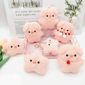 Bonecas de pelúcia bonito porco brinquedos de pelúcia porco rosa brinquedos de pelúcia saco pingente crianças meninas brinquedo presentes de aniversário mini animal boneca de pelúcia chaveiro chaveiro