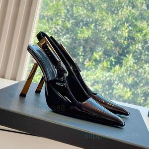 Designer Heels shoes woman designer Slingback heels Dress Shoes Luxury High heels shoes 7cm 9cm Stiletto heel Leather Pumps Sandals Closed toe heeled slingback pump