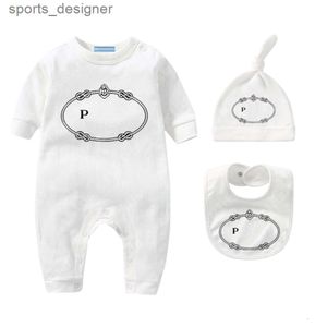 Designer Baby Onesies hat Bibs Burp Cloths sets Infant Bodysuit luxury Romper Cotton Rompers Boys Girls Costume Overalls Clothes Jumpsuit Bodysuits for Babi''gg''ROV6