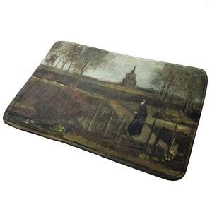 Dywany Ogród Parsonage w Nuenen Entrance Door Mat Bath Rem Rem Zero Figur Wallpaper Cosplay