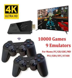 M8 Console per videogiochi classica Giocattolo Interruttore di gioco Controller Organizer 24G Doppio controller wireless Stick 4K 10000 giochi 64 GB Retro 2508144