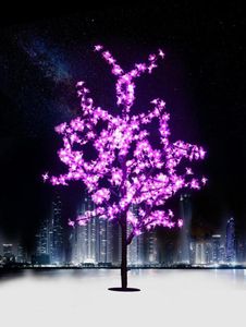 LED Cherry Blossom Tree Light 08m 12m 15m 18M Nowy rok ślub Luminaria dekoracyjne gałęzie drzewa lampa oświetlenie zewnętrzne 2572753