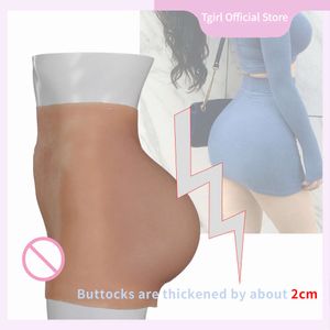 Accessori per costumi Cosplay Vua Pantaloni Rafforzare Crossdresser Glutei Vagina artificiale Boxer in silicone per Transgender Dragqueen Sissy