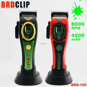 Haarschneider BRDCLIP BRD100 8000 U / min Motor Haar Clipper Professionelle Frisewerks -Werkzeuge Adapter hohe Drehmoment Haarschneidemaschine mit Basis