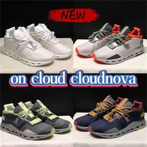 Sapatos de alta qualidade em sapatos homens mulheres cloudnova preto eclipse triplo branco prata laranja demin rubi esporte tênis mens lace up corredor sapato ladie