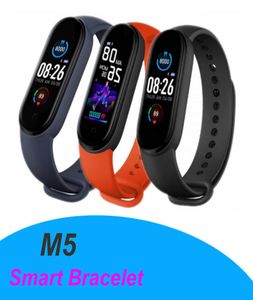 Banda inteligente m5 2020 pulseira inteligente ip67 à prova dip67 água smartwatch pressão arterial rastreador de fitness smartband banda de fitness pulseiras1050480