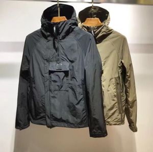 Topstoney CP Men039s Outerwear jackets stone Coats spring and autumn island piece smock anorak nylon pure cotton fabric hoodie 7457574