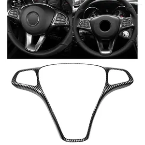 Steering Wheel Covers Part Cover Practical Tool Accessories Carbon Pattern For W213 W205 C E GLC High Quality