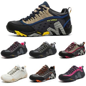 new Men Climbing Hiking Shoes Work Safety Shoes Trekking Mountain Boots Non-slip Wear-resistant Breathable Outdoor shoe Gear Sneaker