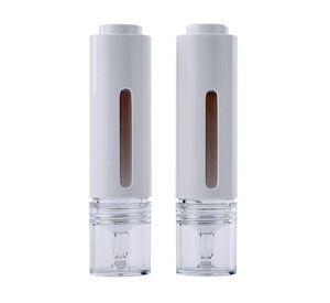 Empty White Cosmetic Essence Push Dropper Bottles 15ml Plastic Skin Care Serum Liquid Press Top Bottle1652363