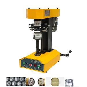 Factory Low price round can or jar or aluminum beer can sealing machine tin can sealing Tinplate Screw Capping machine mini type