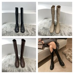 Designer Ankle Boots Laureate Boots Love Medal Martin Boot Winter äkta läder grov High Heel Shoes Luxury Desert Chunky Booties med ruta 36-40