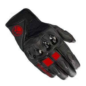 Aagv Gloves Agv Carbon Fiber Riding Gloves Summer Motorcycle Racing Leather Anti Drop Waterproof Comfortable for Men and Women in All Seasons 4fpu