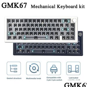 キーボードGMK67メカニカルガスケットキット3モードNKRO USB BLUETOOTH互換性2 4G WIRED NO SWITCH 230414ドロップ配信コンピューターネットワークDHXPT