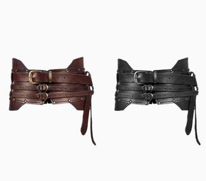 Heavy Duty Armor Belt Medieval Adjustable Artificial Leather Decorative Waistband For Men And Women Cosplay Accessories Waist Supp1180289