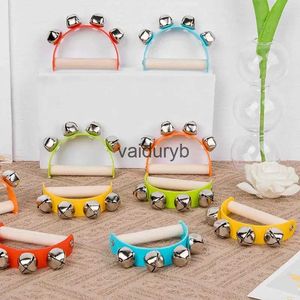 Keyboards Piano Baby Hand Jingle Bells Musical Instrument Infant Hand Held Toys Rainbow Color Baby Shaking Bell Kindergarten ld Intelligencevaiduryb