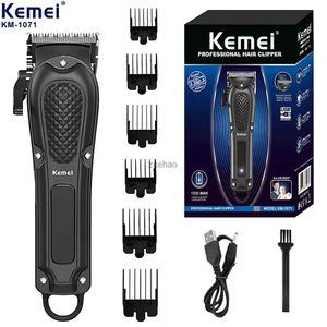 Hair Clippers Kemei Rechargeable Hair Clipper Machine Electric Hair Trimmer Beard Professional Edge Hair Cutting Machine For Men Salon