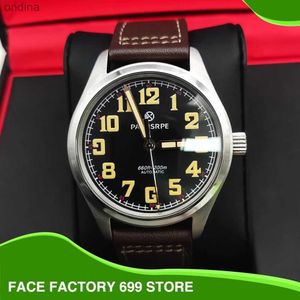 Other Luxury vintage automatic mechanical NH35 caliber flight 40mm stainless steel case 316L YQ240122