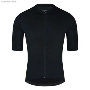 メンズTシャツサイクリングシャツTOPS FUALRNY BLACK 2022 JERSEY ANTI PILLING ECO-FRIENDLY BIKE CLOSORNG ROAD TEAM BICYCLE WEAR